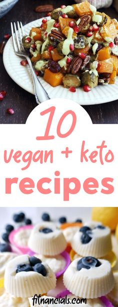 10 Delicious Vegan Keto Recipes #keto #vegan #veganrecipes #ketorecipes #recipes Vegan Keto Diet, Ketogenic Diet Meal Plan, Best Keto Diet, Keto Diet Menu