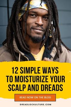 Moisturizing your scalp and locs is key for optimal dreadlock health. Learn how to moisturize your dreads here! How To Moisturize Locs, Dreadlock Tips, Locs Maintenance, Dread Shampoo, Microloc Journey, Dread Maintenance, Healthy Locs, Dreadlocks Hair Care, Dreadlock Maintenance