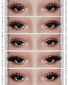 3D LASHES V5 BY DREAMGIRL | SIMS 4 CC Sims 4 Septum Piercing, Sims4 Eyelashes, Sims 4 Tsr, The Sims 4 Pc