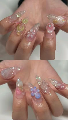 Cute Nail Art Designs, Summery Nails, Blush Nails, Pretty Gel Nails, Really Cute Nails, Soft Nails, Kawaii Nails, Manicure Y Pedicure