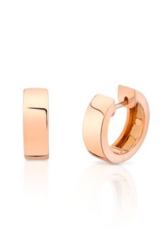 Wide Huggie Earrings JEWELRYFINE JEWELEARRING ANITA KO ROSE GOLD Luxury Rose Gold Huggie Earrings Gift, Rose Gold Polished Finish Huggie Earrings For Gift, Rose Gold Polished Huggie Earrings For Gift, Rose Gold Huggie Earrings With Polished Finish As Gift, Gift Rose Gold Huggie Earrings With Polished Finish, Luxury Rose Gold Huggie Earrings, Luxury Rose Gold Huggie Earrings For Formal Occasions, Rose Gold Polished Huggie Earrings, Formal Rose Gold Huggie Earrings With Polished Finish