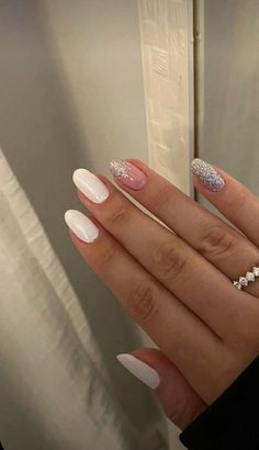 Basic Nails, Casual Nails, Chic Nails, Perfect Nails, Nail Designer, Winter Nails, White Nails