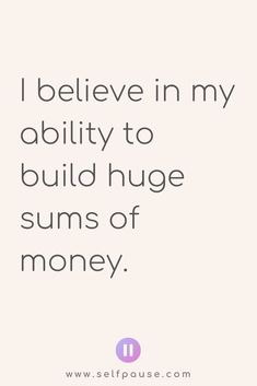 Money Affirmations Financial Affirmations, Money Mindset Quotes, Business Inspiration Quotes, Money Wealth, I Believe In Me, Build Wealth, Spiritual Manifestation, Wealth Affirmations, Daily Positive Affirmations