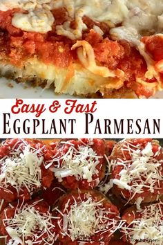 easy and fast eggplant parmesan casserole is the perfect side dish