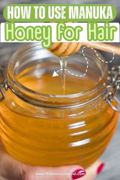 Manuka honey is often used for skincare, but it’s also great for your hair. Learn more about manuka honey and its benefits. Check it out now! Manuka Honey Hair Mask, Honey For Hair, Treat Dry Scalp, Diy Hair Products Recipes, Affordable Makeup Brands, Diy Conditioner, Easy Diy Beauty Products, Honey Hair Mask, Diy Spa Day