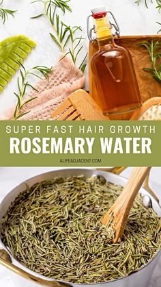 Rosemary Tonic For Hair, Dried Rosemary Water For Hair Growth, Rosemary Water For Hair Growth, Rosemary Water For Hair, Rosemary For Hair Growth, Super Fast Hair Growth, Rosemary For Hair, Rid Of Dandruff, Rosemary Hair Growth