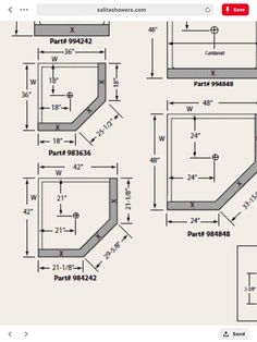 an image of the floor plan for a living room with different angles and measurementss