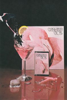 chromeandlightning: A.D. (Design... - Flamingo Cocktail, Terrence Loves You, Christopher Cross, D Design, Tinted Glasses, Tumblr Aesthetic