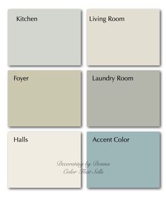 the different shades of paint that are used for kitchen cabinets and walls in various colors