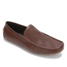 These Shoes Have Not Been Worn. High Quality Shoes That Cannot Be Ruined In The Snow Or Rain. Good Looking Professional Shoes With A Gripping Sole For Inclement Weather. Brown Slip-on Loafers With Perforated Toe Box, Brown Flat Slip-ons With Perforated Toe Box, Brown Flat Slip-ons With Perforated Detail, Brown Slip-on Loafers With Perforations, Slip-on Synthetic Dress Shoes For Spring, Synthetic Slip-on Dress Shoes For Spring, Spring Synthetic Slip-on Dress Shoes, Moccasin Shoes, Kenneth Cole Shoes