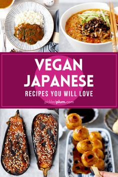 vegan japanese recipes you will love on the cover of an article about how to make them