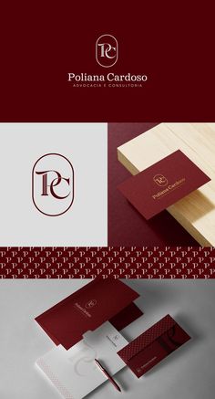 the logo and business cards for polana cardosoo