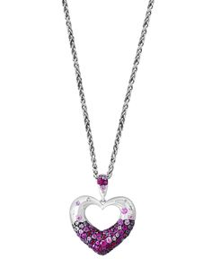 in stock Early 2000s Jewelry, 2000s Jewelry, Fit Ideas, White Sapphire, Early 2000s, Heart Pendant Necklace, Pink Sapphire, Heart Pendant, Diamond Jewelry