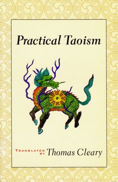 the cover of practical taoism by thomas clary, with an image of a green dragon on it