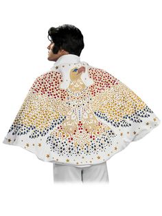 Elvis Cape, Elvis Costume, Cape Costume, White Cape, Eagle Design, Up Costumes, Dress Up Costumes, Halloween Accessories, Pet Costumes