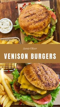 Jamie Oliver Venison Burgers Bacon Wrapped Beef, Venison Meat, Venison Burgers, Italian American Food, Venison Steak, Ground Venison, Deer Meat Recipes, Beef Patties, Deer Meat