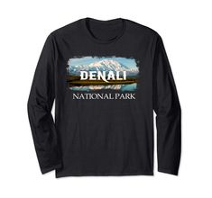 PRICES MAY VARY. Perfect for anyone that loves the great outdoors of Alaska and that vintage retro grunge look. Denali National Park and Reserve Souvenir Gift. Love to go hiking, fishing, camping in the mountains of Denali National Park? Pick one up today. Great gift for that brother, sister, mother, father, son or daughter that love camping in Denali National Park. Check out our other Denali National Park and Preserve Alaska Gifts. Lightweight, Classic fit, Double-needle sleeve and bottom hem Long Sleeve T-shirt With Letter Print For Outdoor Activities, Long Sleeve Letter Print T-shirt For Outdoor Activities, Long Sleeve T-shirt With Letter Print For Outdoor, Long Sleeve Letter Print T-shirt For Outdoor, Long Sleeve Letter Print Adventure T-shirt, Long Sleeve Graphic T-shirt For Hiking, Long Sleeve Graphic Print T-shirt For Hiking, Long Sleeve Letter Print T-shirt For Adventure, Graphic Print Long Sleeve T-shirt For Hiking