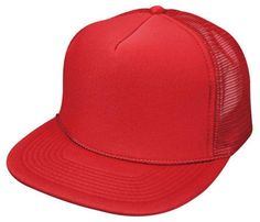 Flat Bill Blank Two Tone 5 Panel Mesh Foam Trucker Snapback Hats Caps Unisex-Serve The Flag Red Bill, Mesh Flats, Mesh Cap, Columbia Blue, Royal Red, Navy Gold, Black Mesh, Snapback Hats, Black And Navy