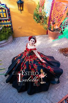 Vestido negro con rojo de quinceanos quinceanera Dress Black and Red 979-635-0477 Black And Red Mexican Quince Dress, Black And Red Quince Dress, Red And Black Quinceanera Dresses, Black And Red Quinceanera Dresses, Mexican 15 Dresses, Charo Quinceanera Dresses, Quinceanera Dresses Charro, Mexican Theme Dresses, Red Quinceanera Dress