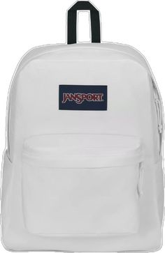 White Travel Backpack With Water Bottle Pocket, Classic White Backpack For Travel, Classic White Travel Backpack, White Backpack With Water Bottle Pocket For Everyday, White Softback Backpack For Outdoor Activities, Urban White Backpack For School, Urban Style White Standard Backpack, Urban White Standard Backpack, Urban White Backpack For Everyday Use