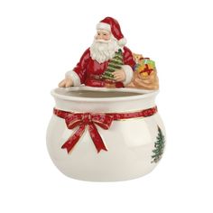 PRICES MAY VARY. Cherished Holiday Tradition: Spode's Christmas Tree Santa Candy Bowl brings the warmth of Christmases past to your festive table. This iconic design, dating back to 1938, adds a distinctive charm that celebrates traditions and creates lasting memories. Nostalgic Santa Design: Introducing a whimsical collection featuring Santa adorned gifts with the iconic Spode Christmas Tree. This candy bowl captures the magic of the season with Santa surrounded by presents galore, perfect for Christmas Dinnerware Sets, Christmas Platter, Tree Santa, Christmas Windows, Christmas Tree Collection, Christmas Tree Candy, Strong Features, Classic Christmas Tree, Santa Candy