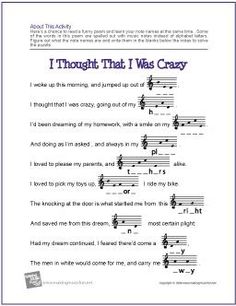 i thought that i was crazy sheet music