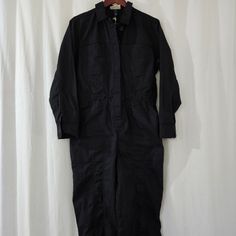 New With Tags. Multiple Sizes. Black Utility Overalls For Workwear, Black Utility Jumpsuit For Workwear, Black Long Sleeve Cotton Jumpsuits And Rompers, Fitted Black Jumpsuits And Rompers With Pockets, Fitted Black Cotton Jumpsuits And Rompers, Fitted Black Cotton Jumpsuit, Black Fitted Utility Overalls, Fitted Black Utility Overalls, Black Long Sleeve Jumpsuit