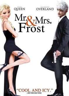 the poster for mr and mrs frost is displayed on an iphone