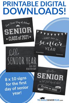 printable graduation signs for the class of 2021