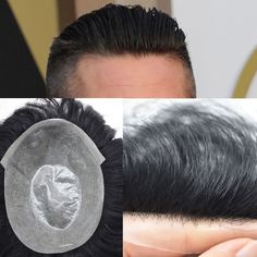 #toupees #menstoupee #hairsystemsformen #hairreplacements #hairlosssolutions #menshairpiece #menswig #thinskintoupee #ultrathinskintoupee #naturalhairproducts 0.08mm thin skin base. Another very realistic skin hair system, but more durable than ultra thin skin base. Knotless V-looped hair all over to enhance your look and enable you to style your hair as you wish. eBay link: https://www.ebay.com/itm/255190803694 Hair Base, Mens Toupee, Mens Wigs, Indian Human Hair, Hair System, Base Design, Styling Products, Wigs Hair Extensions, Gray Hair