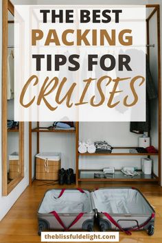 the best packing tips for cruisers