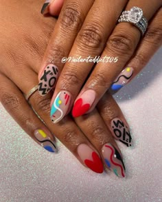 Hot Nails, Fire Nails, Funky Nails, Pretty Acrylic Nails, Fancy Nails, Chic Nails, Dope Nails, Creative Nails, Gorgeous Nails