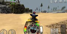 an image of a motorcycle racing game