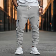 Season:Spring   Fall,Winter; Fabric:Polyester; Gender:Men's; Style:Sports,Fashion; Occasion:Daily,Casual,Outdoor; Fit Type:Regular Fit; Function:Warm,Comfort; Waistline:Mid Waist; Pattern:Plain; Design:Multi Pocket,Elastic Waist,Drawstring; Pants Type:Joggers,Sweatpants,Trousers,Fleece Pants,Cargo Sweatpants; Fly Type:Drawstring,Elasticity; Front page:FF; Listing Date:08/30/2024; Hips:null; Length:null; Waist:null; Pants Length:Full Length Cargo Sweatpants, Pants Cargo, Winter Fabric, Sports Fashion, Fleece Pants, Mens Fleece, Fashion Black, Plain Design, Type Of Pants