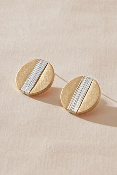 The Mixed Metal Stud Earrings combine different metal tones for a chic, contemporary look that’s as dynamic as you are. Product code: CAC01A4J001NN Features:  Material: 100%COPPER. Make Memories, Mixed Metals, Have Fun, Cardigans, Women's Clothing, Copper, Stud Earrings