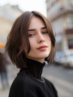 Bobs For Fine Hair Over 40, Trendy Bob Haircuts, Bob Haircuts For Fine Hair, Trendy Bob, Wavy Bob Haircuts, Cool Hairstyles For Girls, Amazing Hairstyles, Hairstyles For Girls, Bob Haircut With Bangs