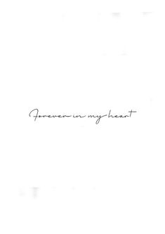 someone is my heart written in black ink on a white background