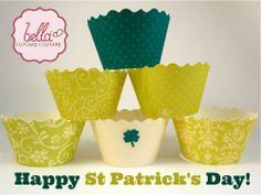 there are many cupcakes that have been made to look like st patrick's day