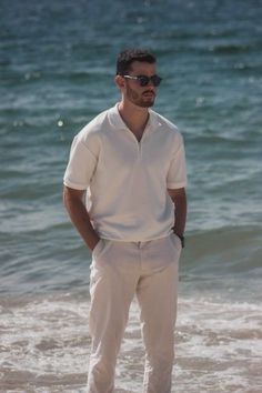 Italy Man Outfit, Old Money Outfits Summer 2024 Men, Beach Old Money Outfit Men, Puerto Vallarta Outfits Men, Men Outfits Summer Beach, Men’s Beach Dinner Outfit, Men’s Bali Outfits, Boat Outfits For Men, Old Many Outfits Men