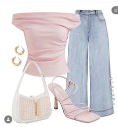 Feminine Aesthetic Outfits, Rich Girl Outfits, Rich Outfits, Anniversary Outfit, Pink Preppy, Classy Work Outfits, Classy Casual Outfits, Casual Chic Outfit, Cute Outfit