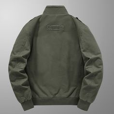 Mens Loose Plus Size Fleece Jacket  Material: 48% cotton + 52% polyester  Size: M, L, XL, 2XL, 3XL, 4XL Color: Black, Army Green, Khaki  Season: Spring, Fall, Winter   Occasion: Leisure, Outdoor, Daily, Vacation,Fall Outfits Fall Outfits Pinterest, Black Army, Jackets Winter, Military Tactical, Cargo Jacket, Jacket Coat, Fleece Jacket, Warm Winter, Army Green