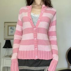 Sweaters Preppy, Casual Cardigan Sweater, Spring Knitwear, Cardigan Y2k, Sweater Streetwear, Upscale Fashion, Fall Streetwear, Y2k Fairycore, Tie Sweater