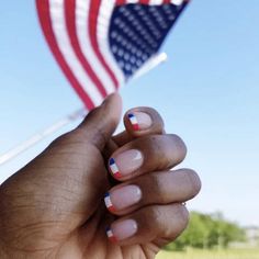 4th of july nails Fourth Of July Nail Ideas, Nail Art Kit Tools, Cute 4th Of July Nails, 4th Of July Nail Art, French Manicure Kit, Bandana Nails, 4th Of July Nail, Pastel Nails Designs