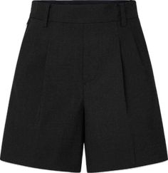 Elegant Formal Shorts With Belt Loops, Elegant Knee-length Shorts With Belt Loops, Elegant Tailored Shorts, Elegant High-waisted Shorts For Business Casual, Tailored Elegant Shorts, Elegant Shorts With Belt Loops, Elegant Workwear Shorts, Elegant Bermuda Shorts With Belt Loops, Elegant High-waisted Shorts With Belt Loops