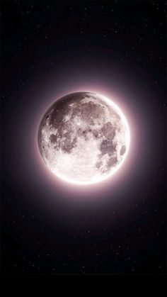 an image of the moon taken from space