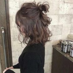 Short Wavy Hair, Short Wavy, Dream Hair, Aesthetic Hair, Hair Dos, Pretty Hairstyles, Wavy Hair