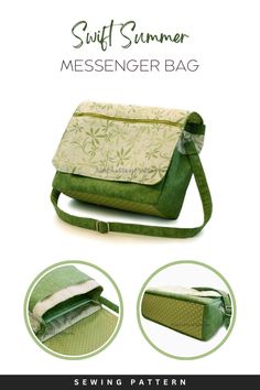 the messenger bag sewing pattern is easy to sew