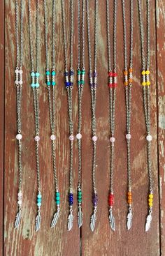 Latest Jewellery Trends, Turquoise Jewelry Native American, Glass Beads Jewelry, Gemstone Necklaces, Gold Chains For Men, Rose Quartz Beads, Feather Charms, Beach Inspired, Bead Jewellery