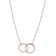 Two 14K white, yellow or rose gold circles come together to form this beautiful necklace. The option to wear at 17-in or 18-in makes it perfect for any outfit, day or night.Simple care will help you retain and protect your jewelry for many years to come.GoldWhile gold has a unique brilliance and shine, it is also a soft metal. As a result, it is prone to dings, scratches, and dents.Why choose gold jewelry?Gold combines the four characteristics of shining beauty, virtual indestructibility, extrem Modern 14k Rose Gold Necklaces, Modern Rose Gold Open Circle Jewelry, Modern Circular Rose Gold Jewelry, Dainty Rose Gold Circle Necklaces, Rose Gold Circle Necklace In Sterling Silver, Rose Gold Circle Sterling Silver Necklace, Rose Gold Sterling Silver Circle Necklace, Rose Gold Circle, Gold Jewelry Necklace