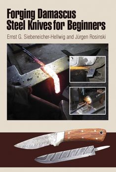 the book cover shows an image of a knife being used to sharpen steels